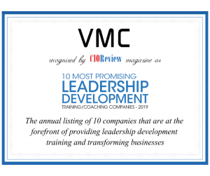Valerie Martinelli certificate titled 10 Most Promising Leadership Development Training/Coaching Companies 2019